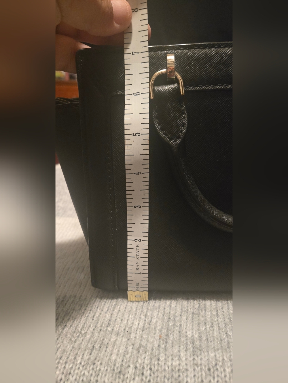 Michael Kors Black Satchel with Gold Hardware - Picture 11 of 14